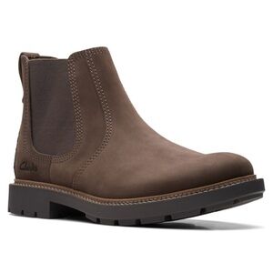 Clarks Men's Black Nubuck Boots